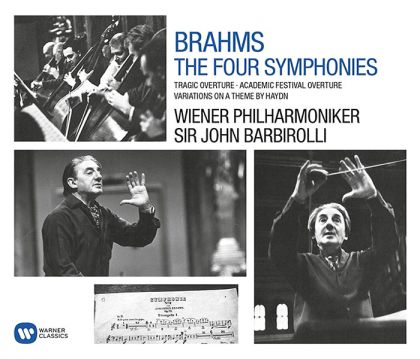 John Barbirolli, Wiener Philharmoniker - Brahms: Symphonien No.1-4, Academic Festival Overture, Variations On A Theme By Haydn (3CD) 