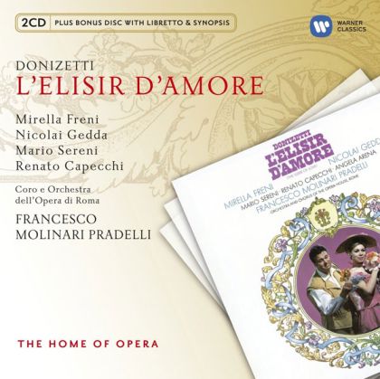 Mirella Freni, Opera di Roma, Francesco Molinari-Pradelli - Donizetti: L'Elisir D'Amore (3CD box)