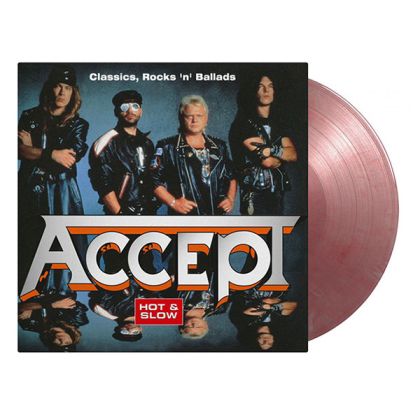 Accept - Hot & Slow: Classics, Rock N' Roll Ballads (Limited Edition, Silver & Red Marbled Coloured)  (2 x Vinyl)