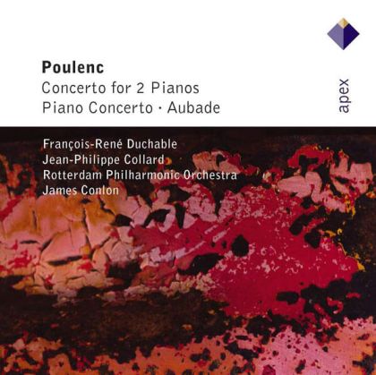 James Conlon & Rotterdam Philharmonic Orchestra - Poulenc: Concertos for Two Pianos, Piano Concerto, Aubade [ CD ]