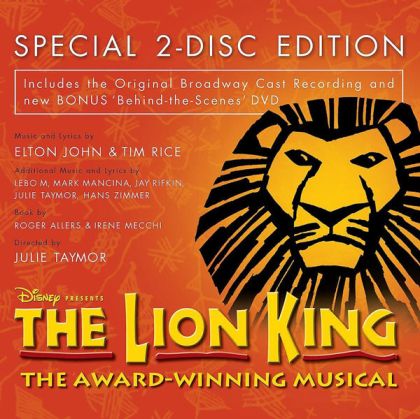 The Lion King: Original Broadway Cast Recording - Various (CD with DVD)