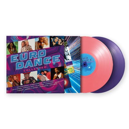 Eurodance Collected - Various Artists (Limited Edition, Pink & Purple Coloured) (2 x Vinyl)