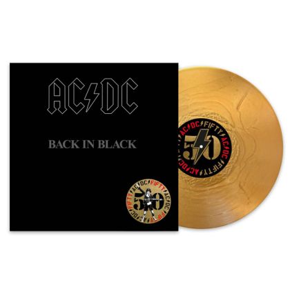 AC/DC - Back In Black (50th Anniversary, Limited Gold Coloured) (Vinyl)