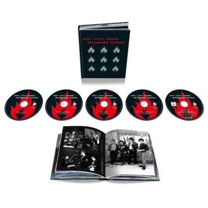 Stiff Little Fingers - Inflammable Material (Limited Edition Hardcoverbook) (4CD & DVD box)