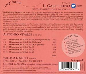 Vivaldi, A. - Il Gardellino - Flute Concertos [ CD ]