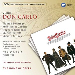 Placido Domingo, Montserrat Caballe, Royal Opera House Covent Garden, Carlo Maria Giulini - Verdi: Don Carlo (4CD)