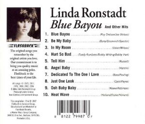 Linda Ronstadt - Blue Bayou & Other Hits [ CD ]