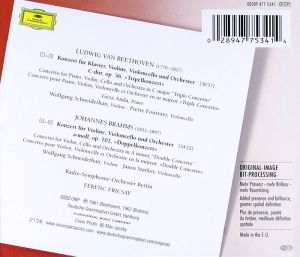 Ferenc Fricsay - Beethoven: Triple Concerto & Brahms: Double Concerto [ CD ]