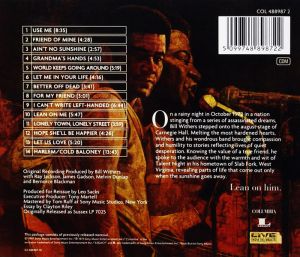 Bill Withers - Bill Withers Live At Carnegie Hall [ CD ]
