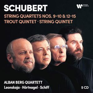 Alban Berg Quartett - Schubert: String Quartets Nos. 9-10 & 12-15, Piano Quintet 'The Trout', String Quintet (5CD box)