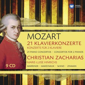 Christian Zacharias - MozartL 21 Piano Conceros & Concertos For 2 Pianos (9CD box)