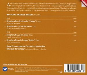 Nikolaus Harnoncourt, Royal Concertgebouw Orchestra - Mozart: Symphonies No.38-41 (2CD)