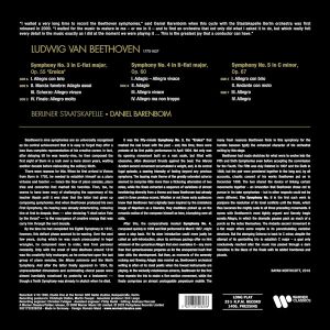 Daniel Barenboim, Staatskapelle Berlin - Beethoven: Symphonies No. 3 'Eroica', 4 & 5 (3 x Vinyl)