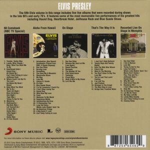 Elvis Presley - Original Album Classics Vol.3 (5CD box)