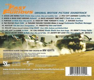 The Fast and The Furious (Original Motion Picture Soundtrack) - Various [ CD ]