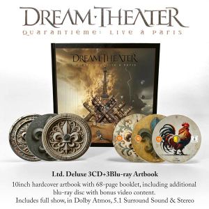 Dream Theater - Quarantieme: Live a Paris (Deluxe Artbook, 3CD with 3 x Blu-ray)