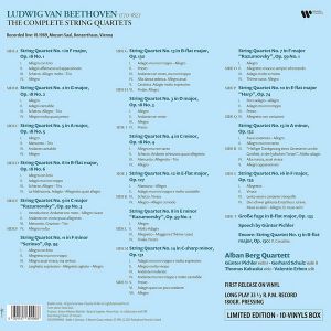 Alban Berg Quartett - Beethoven: The Complete String Quartets (1989 Live Recordings) (10 x Vinyl box)