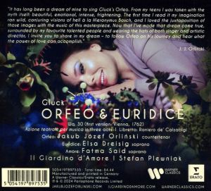 Jakub Jozef Orlinski, Fatma Said, Elsa Dreisig, Il Giardino d'Amore, Stefan Plewniak - Gluck: Orfeo & Euridice (Digipack) (CD)