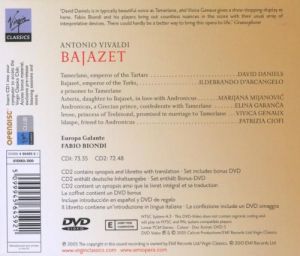 Vivaldi, A. - Bajazet (2CD with DVD) [ CD ]