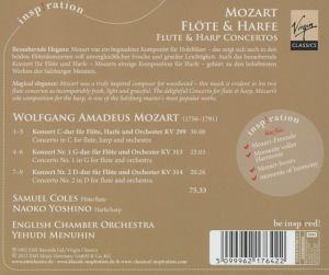 Mozart, W. A. - Flute & Harp Concertos [ CD ]