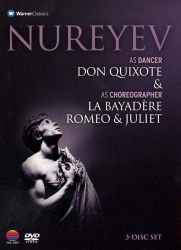 Rudolf Nureyev - Nureyev as Dancer 'Don Quixote' & as Choreographer 'La Bayadere' & 'Romeo & Juliet' (3 x DVD-Video)