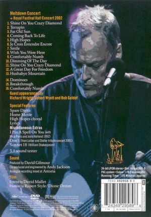 David Gilmour - David Gilmour In Concert (DVD-Video)