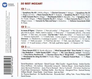 50 Best Mozart - Various (3CD box)