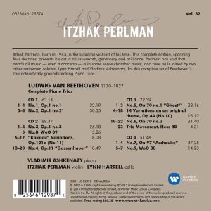 Itzhak Perlman, Vladimir Ashkenazy, Lynn Harrell - Beethoven: Complete Piano Trios (4CD)