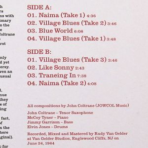 John Coltrane - Blue World (Vinyl)