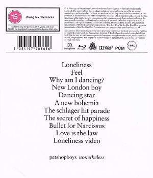 Pet Shop Boys - nonetheless (Blu-Ray Audio)