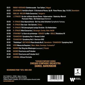 Daniel Baremboim, Chicago Symphony Orchestra - The Complete Warner Classics Edition (37CD box)