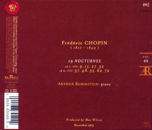 Arthur Rubinstein - Chopin: 19 Nocturnes (The Rubinstein Collection Vol. 49) (2CD)