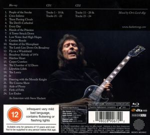 Steve Hackett - The Lamb Stands Up Live At the Royal Albert Hall (2CD with Blu-ray)