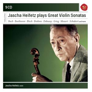 Jascha Heifetz - Jascha Heifetz plays Great Violin Sonatas (9CD box)