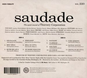Thievery Corporation - Saudade (Reissue, Digipack) (CD)
