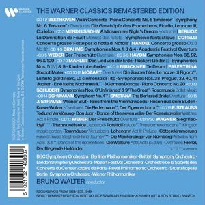 Bruno Walter - The Complete Warner Classics Remastered Edition (20CD box)