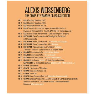 Alexis Weissenberg - The Complete Warner Classics Edition (37CD box)